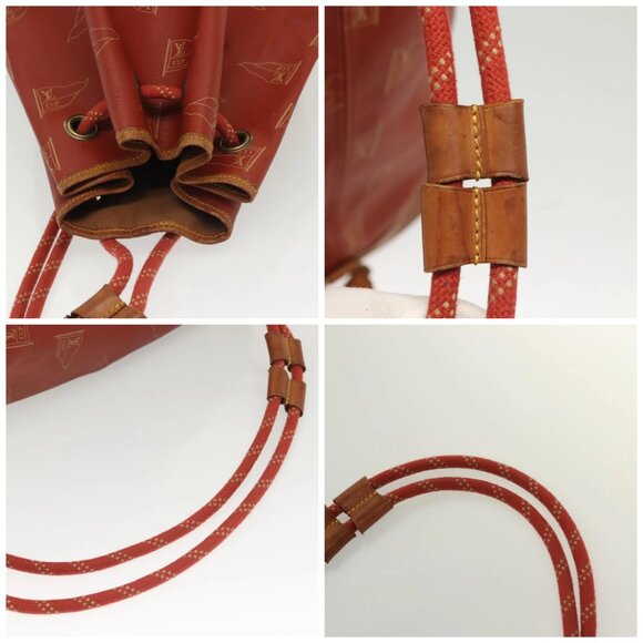 LOUIS VUITTON LV Cup Saint Tropez Shoulder Bag Red M80026 LV Auth 137121 - Picture 16 of 16